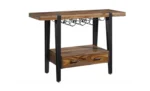 1 Drawer Wine Console - Image 2
