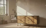 2 Door and 6 Drawer Cabinet