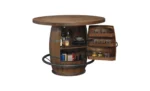 Whiskey Barrel Bar Table - Image 2