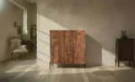 Wooden 2 Door Bar Cabinet