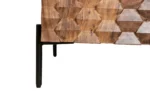 Wooden 2 Door Bar Cabinet - Image 5