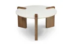 Wooden Coffee table with Marble Top - Image 3