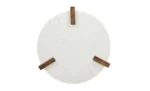 Wooden Coffee table with Marble Top - Image 4