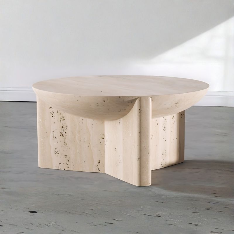2012 Grande Travertine Coffee Table - Image 1