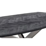 Mango Dining Table Silver Spider Base - Image 3