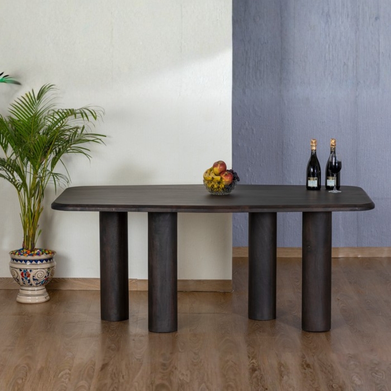 6027 Dining Table Oval Turned - Image 1