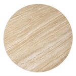 Travertine Marble Dining Table Cylinder Base - Image 2