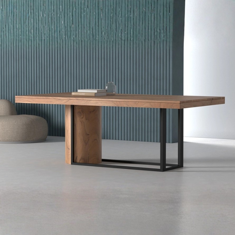 7021 Dining Table Amber - Image 1